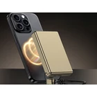 Kép 9/9 - Powerbank vezeték nélküli töltési funkcióval, USB-C és Lightning, 10000 mAh, 20W, arany
