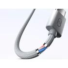 Kép 4/10 - Powerbank vezeték nélküli töltéssel, USB-C és Lightning kábellel, 10000 mAh, szürke