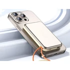 Kép 2/9 - Powerbank vezeték nélküli töltéssel, USB-C és Lightning kábellel, 10000 mAh, krém