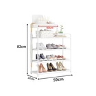Kép 6/10 - 5 szintes cipőállvány, fehér