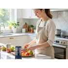 Kép 9/10 - Akkumulátoros citrusprés USB-töltővel, 500 ml, kék