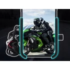 Kép 2/7 - Motorkerékpár telefontartó USB-töltéssel