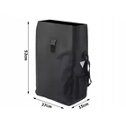 Kép 6/7 - Csomagtartóra szerelhető, vízálló kerékpártáska, 15 L