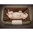 Kép 3/12 - Oldalfalas kutya és macska fekhely, zöld, S