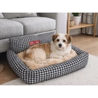 Kép 3/12 - Kutyafekhely kisebb méretű kutyáknak, háttámlával, 60 x 50 cm