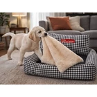 Kép 4/12 - Kutyafekhely kisebb méretű kutyáknak, háttámlával, 60 x 50 cm