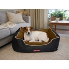 Kép 6/10 - Kutyafekhely emelt szélekkel, 65 x 55 cm, barna