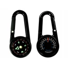 Kép 2/10 - Karabineres, fluoreszkáló iránytű hőmérővel