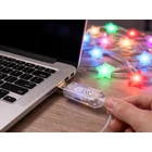 Kép 6/13 - Csillag alakú színes LED-füzér távirányítóval, Bluetooth alkalmazással