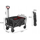 Kép 8/14 - Összehajtható kerti- és kempingkocsi , 80 literes