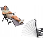 Kép 3/16 - Összehajtható kerti nyugágy állítható háttámlával