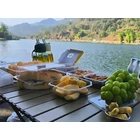 Kép 8/11 - Összecsukható kempingasztal, 118 x 55 cm