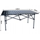 Kép 9/11 - Összecsukható kempingasztal, 118 x 55 cm