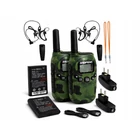 Kép 7/9 - Baofeng BF-T6 rádiós készlet beépített zseblámpával, 2 db, 2 km, terepmintás