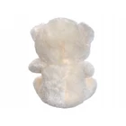 Kép 8/13 - Plüss medve szívekkel, krém színű