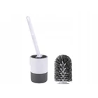 Kép 2/10 - Klasszikus WC-kefe cseppfogó tartállyal, akasztóval