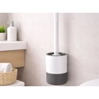 Kép 3/10 - Klasszikus WC-kefe cseppfogó tartállyal, akasztóval