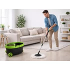 Kép 2/9 - Forgófejes felmosó szett kerekes vödörrel, centrifugáló mechanizmussal