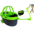 Kép 7/9 - Forgófejes felmosó szett kerekes vödörrel, centrifugáló mechanizmussal