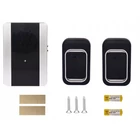 Kép 6/10 - Vezeték nélküli elemes csengő 2 gombbal, rögzítőkkel, 300 méter