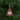 Karácsonyfadísz, fenyőfa (akasztható, 8,5 x 9,2 cm)