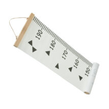 Függesztett magasságmérő vászon (200x20cm) - háromszögek