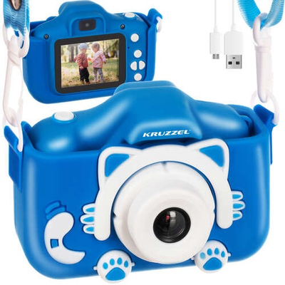 Kruzzel kék digitális fényképezőgép