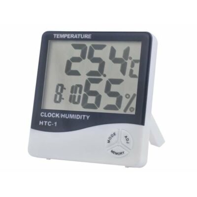 Digitális hőmérő, higrométer
