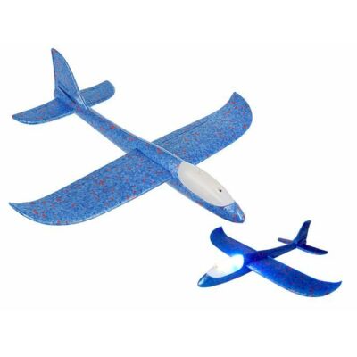 Kék LED-es hungarocell repülő