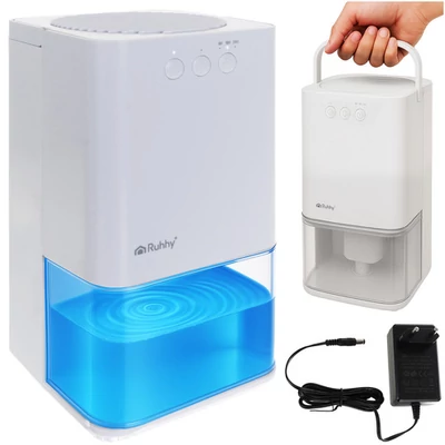 RUHHY Páramentesítő LED Világítással és Időzítővel - fehér