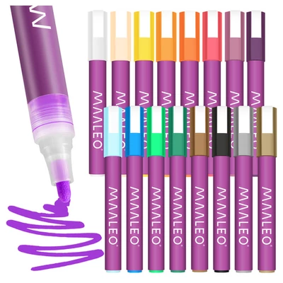 16 db-os akril filctoll készlet