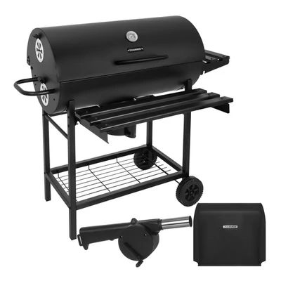 Kerti grill kézi fúvókával és védőhuzattal