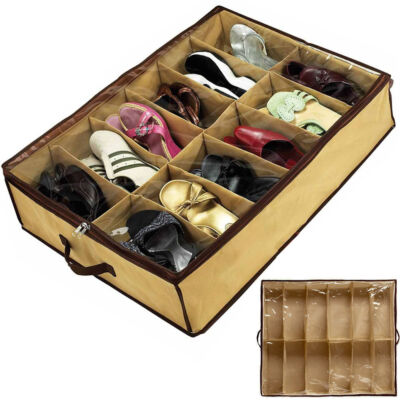 Cipő szervező doboz 12 pár cipőhöz - zárható