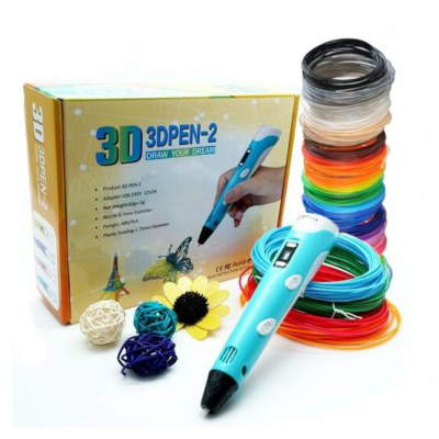 3D kreatív nyomtató toll 30 részes utántöltő készlettel