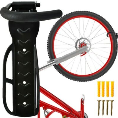 Kerékpártartó - Fali kerékpárhorog + rögzítőcsapok