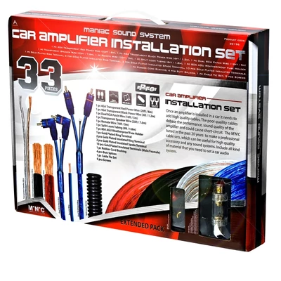 Autó Hi-Fi kábelszett, 33 db-os