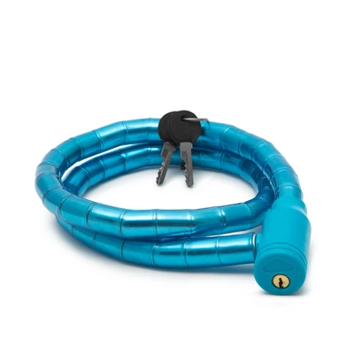 Kerékpár görgős lakat, 18 mm / 100 cm, kék