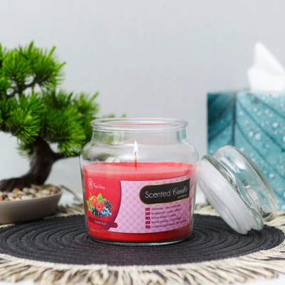 Illatgyertya - csupor fedővel - erdei gyümölcs - 310 g