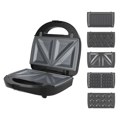 WinningStar - Tapadásmentes melegszendvics sütő 5 az 1 -ben - 750 W