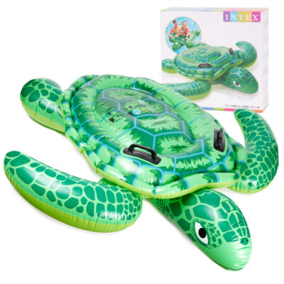 Felfújható matrac úszáshoz, INTEX teknős 150 cm