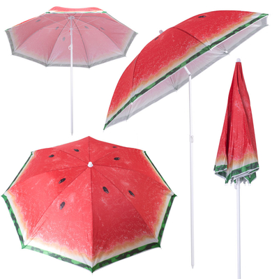 Összecsukható napernyő billenő funkcióval 180cm - görögdinnyés