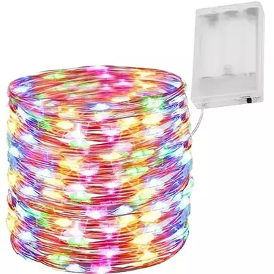 100 Micro LED fényfüzér (többszínű)