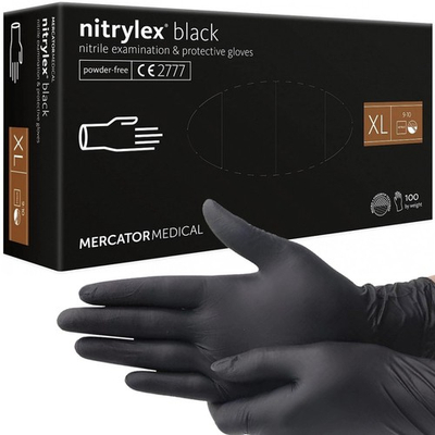 Nitril fekete gumikesztyű - XL (100db)