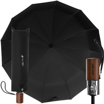 Összecsukható esernyő fekete színben