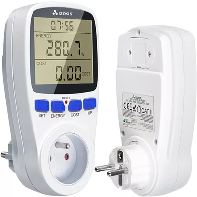 Wattmérő energiafogyasztás mérő