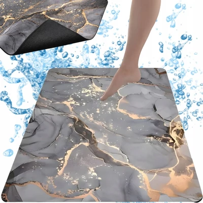 Csúszásmentes fürdőszobaszőnyeg, 60 x 40 cm, téglalap