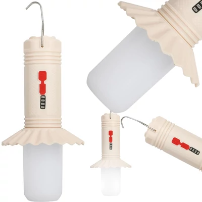 USB kemping LED lámpa powerbank funkcióval