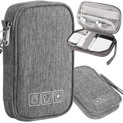 Utazási szervező táska elektronikai tárgyaknak