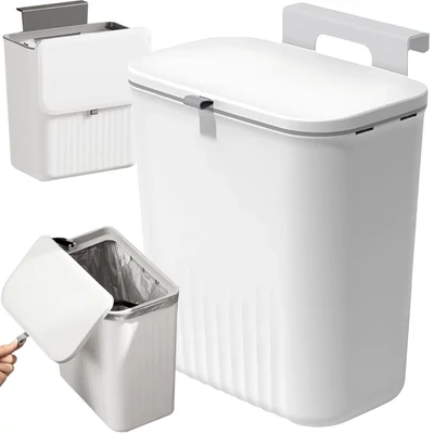 Szekrényre akasztható szemetes, 9 literes