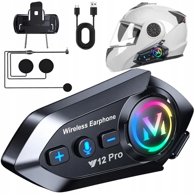 Y12 Pro motoros intercom Bluetooth 5.4 kapcsolattal